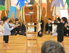 巣立ちの太鼓
